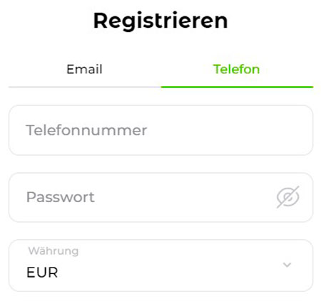 Verde Casino's registration process